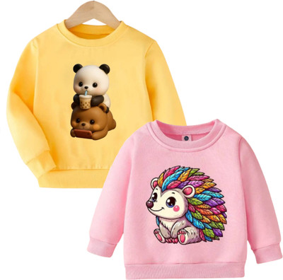 Dollyapparels Trend Full Sleeve Graphic Print Boys & Girls Sweatshirt