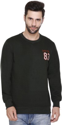 NYC CLUB Full Sleeve Solid Men Sweatshirt