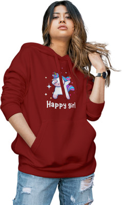 EZCLOTHING Full Sleeve Printed Women Sweatshirt