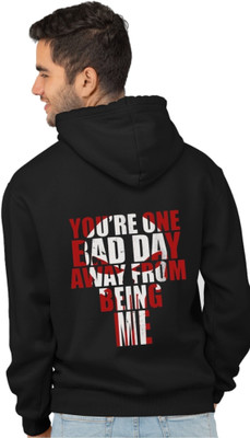 Joy Nd Hapiness Full Sleeve Printed Men Reversible Sweatshirt