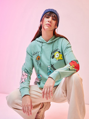 BEWAKOOF Full Sleeve Graphic Print Women Sweatshirt
