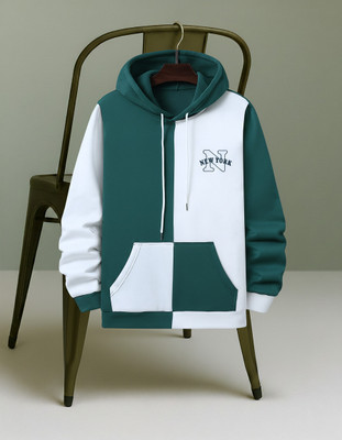 Try This Full Sleeve Color Block Men Sweatshirt