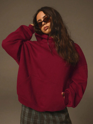 Tabadtod Full Sleeve Solid Women Sweatshirt