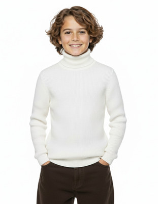Clothify Full Sleeve Self Design Boys Sweatshirt