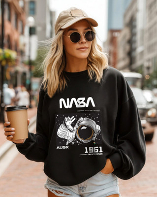 AUSK Full Sleeve Printed Women Sweatshirt