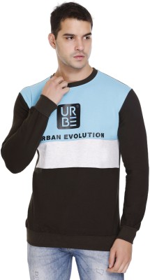 URBE Full Sleeve Color Block Men Sweatshirt