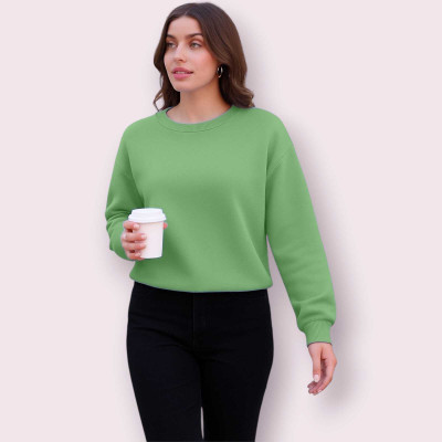 HouseOfCommon Full Sleeve Solid Women Sweatshirt