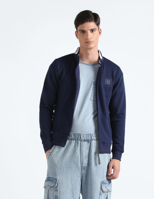 FLYING MACHINE Full Sleeve Solid Men Sweatshirt