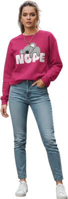 Stylezone Full Sleeve Self Design Women Sweatshirt