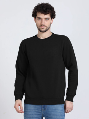 SR Fashion Full Sleeve Solid Men Sweatshirt