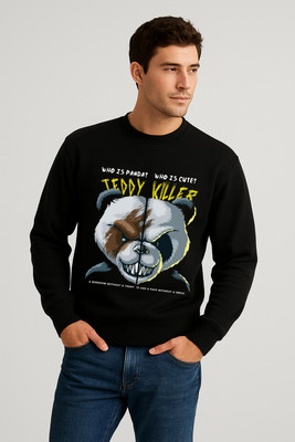 VODLLA Full Sleeve Graphic Print Men Sweatshirt