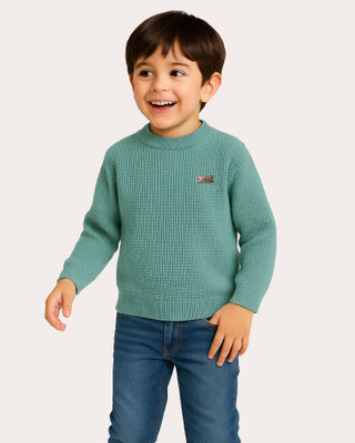 Kuchipoo Full Sleeve Solid Boys Sweatshirt