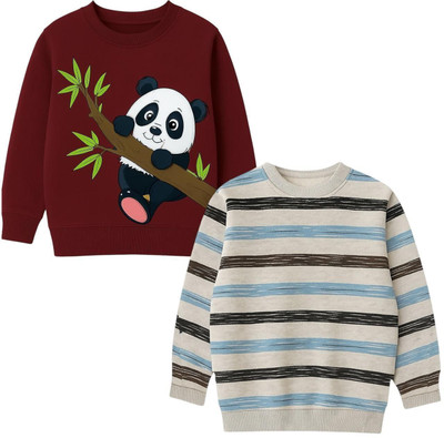 The Knight Riders Full Sleeve Graphic Print Baby Boys & Baby Girls Sweatshirt