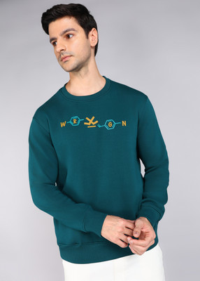 WROGN Full Sleeve Solid Men Sweatshirt