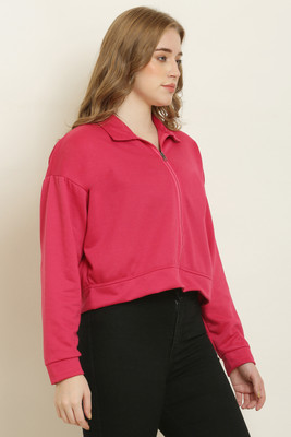 universal traderss Full Sleeve Solid Women Sweatshirt