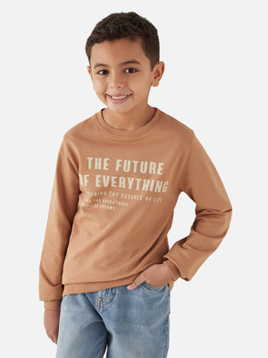 JUNIORS by Babyshop Full Sleeve Printed Boys Sweatshirt