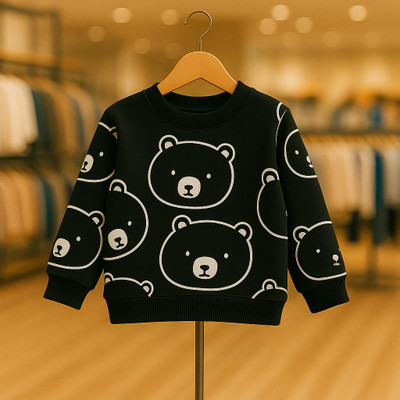 DOODEEKIDS Full Sleeve Printed Baby Boys & Baby Girls Sweatshirt