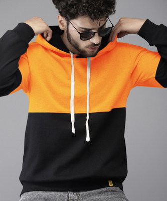 CAMPUS SUTRA Full Sleeve Color Block Men Sweatshirt