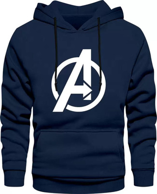 Adam White Full Sleeve Printed Men Sweatshirt