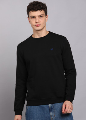 Allen Solly Full Sleeve Solid Men Sweatshirt