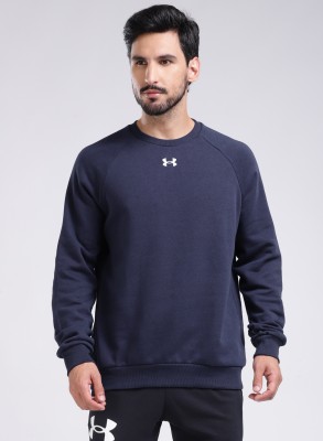 UNDER ARMOUR Full Sleeve Solid Men Sweatshirt