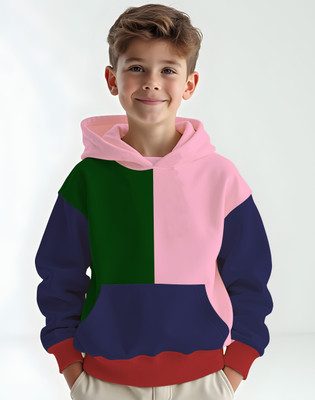 Almightie Treds Full Sleeve Color Block Boys Sweatshirt