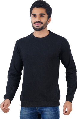 FEEL TRACK Full Sleeve Self Design Men Sweatshirt