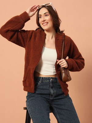 THE DRY STATE Full Sleeve Self Design Women Sweatshirt