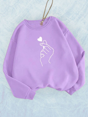 Draxstar Premi Full Sleeve Printed Women Sweatshirt
