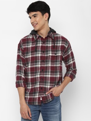 American Eagle Outfitters Full Sleeve Checkered Men Sweatshirt