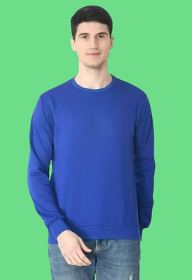 COSLETIC Full Sleeve Self Design Men Sweatshirt