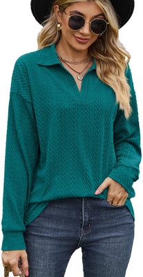 Mauli Clothing Store Full Sleeve Self Design Women Sweatshirt