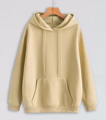 HNA Full Sleeve Solid Women Sweatshirt