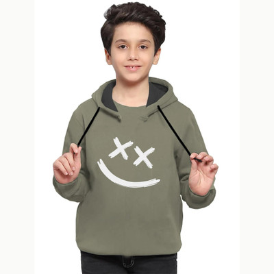 SKGarment Full Sleeve Graphic Print Boys Sweatshirt
