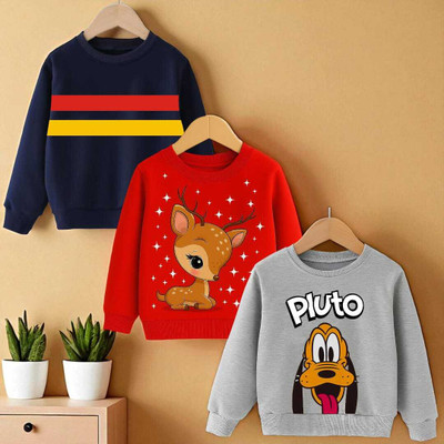 psv fashion Full Sleeve Printed Boys & Girls Sweatshirt