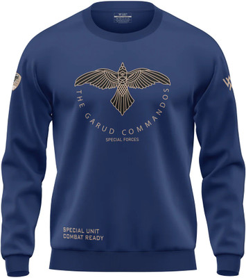 Warriorworld Full Sleeve Graphic Print Men Sweatshirt