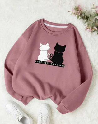 Draxstar Premi Full Sleeve Printed Women Sweatshirt