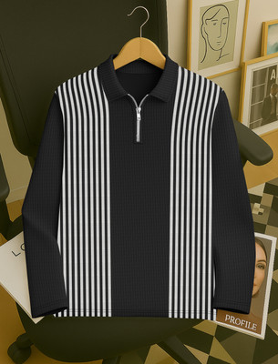 KAJARU Full Sleeve Color Block Men Sweatshirt