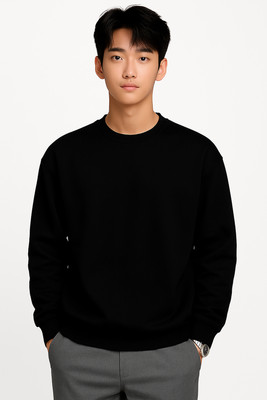 JUGULAR Full Sleeve Solid Men Sweatshirt