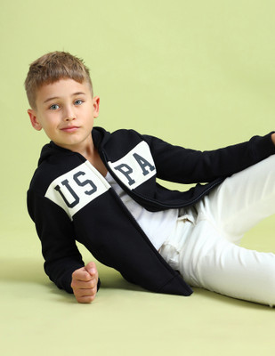 U.S. POLO ASSN. Full Sleeve Graphic Print Boys Sweatshirt