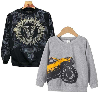 psv fashion Full Sleeve Printed Baby Boys Sweatshirt