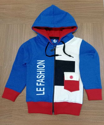 LE FASHION Full Sleeve Color Block Boys & Girls Sweatshirt