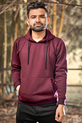 Tween Trends Full Sleeve Solid Men Sweatshirt