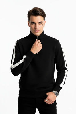 ALVIS TREND Full Sleeve Striped Men Sweatshirt