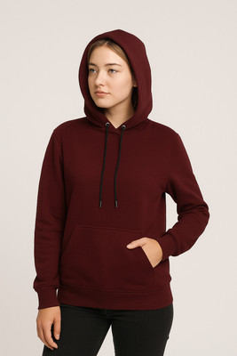 Arispo Full Sleeve Solid Women Sweatshirt
