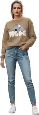 Stylezone Full Sleeve Self Design Women Sweatshirt