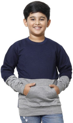 Kaayu Full Sleeve Color Block Boys Sweatshirt