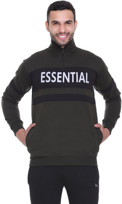 Leebonee Full Sleeve Color Block Men Sweatshirt