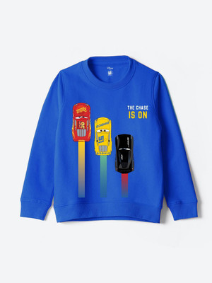 YK Disney Full Sleeve Graphic Print Boys Sweatshirt