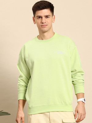 Mast & Harbour Full Sleeve Solid Men Sweatshirt